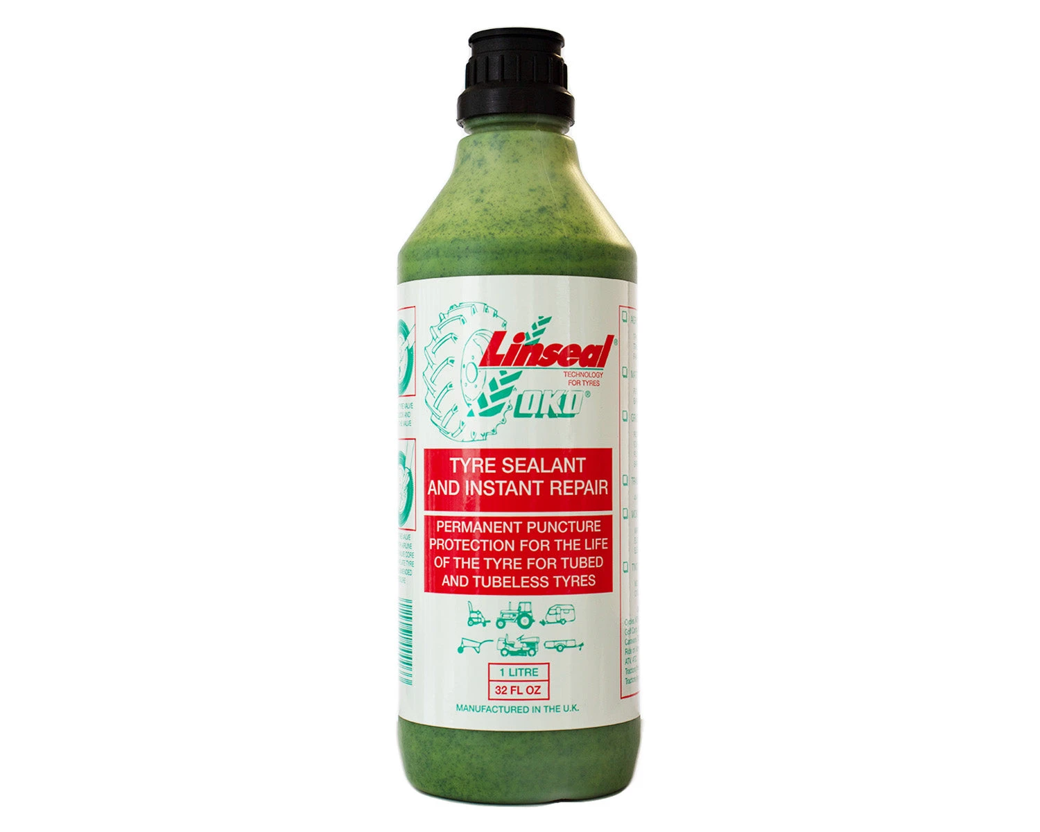 Linseal OKO Tyre Sealant And Instant Repair 1L 1 Linseal OKO Tyre Sealant And Instant Repair 1L